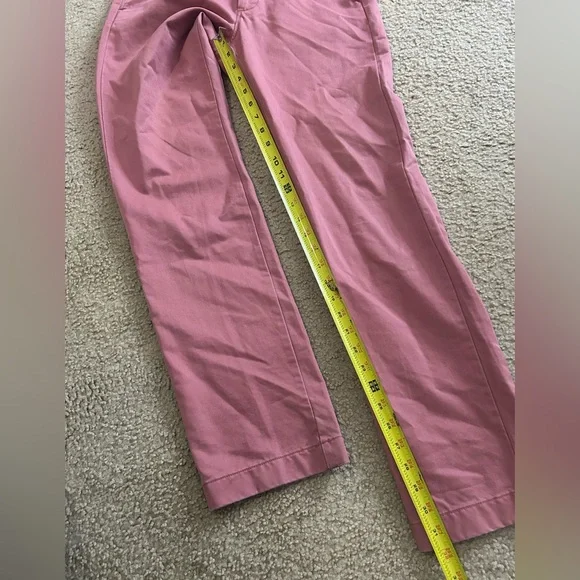 J.Crew Broken-In Chino Pants Men's W29 L32 Salmon Pink 100% Cotton Straight Fit - Picture 6 of 9
